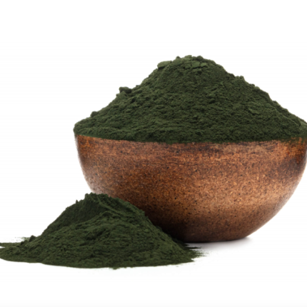 Polvere di spirulina organica in imballaggio sfuso