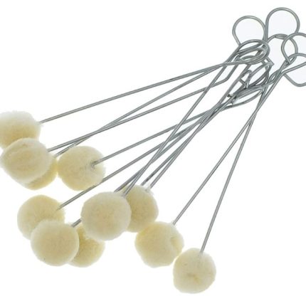 Wool Dauber, Soft Wool Paint Brush, DIY Brush for Crafts, Leather Dye Brush, Furniture Finishing Tool, Precision Painting Brush, Handheld Wool Applicator