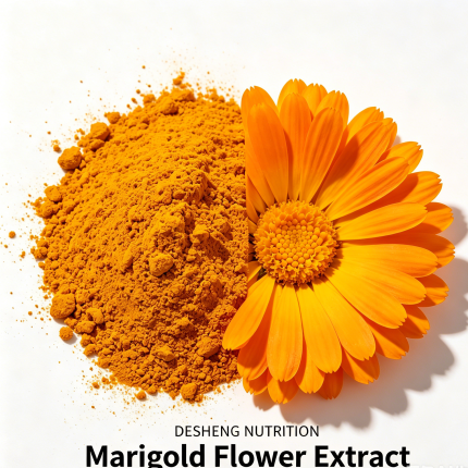 DESHENG NUTRITION Marigold Flower Extract Powder, natural lutein from marigold petals