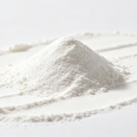 pure amino acid powder, white background, natural raw material amino acid raw materials for supplements
