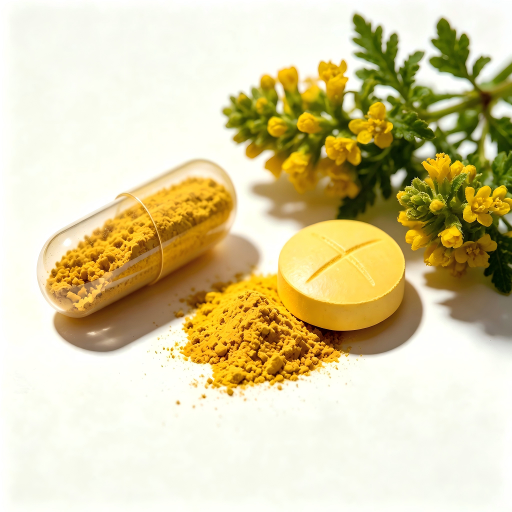 مسحوق بربارين HCL, كبسولة, قرص بمصدره الطبيعي نبات Coptis chinensis (هوانجليان)